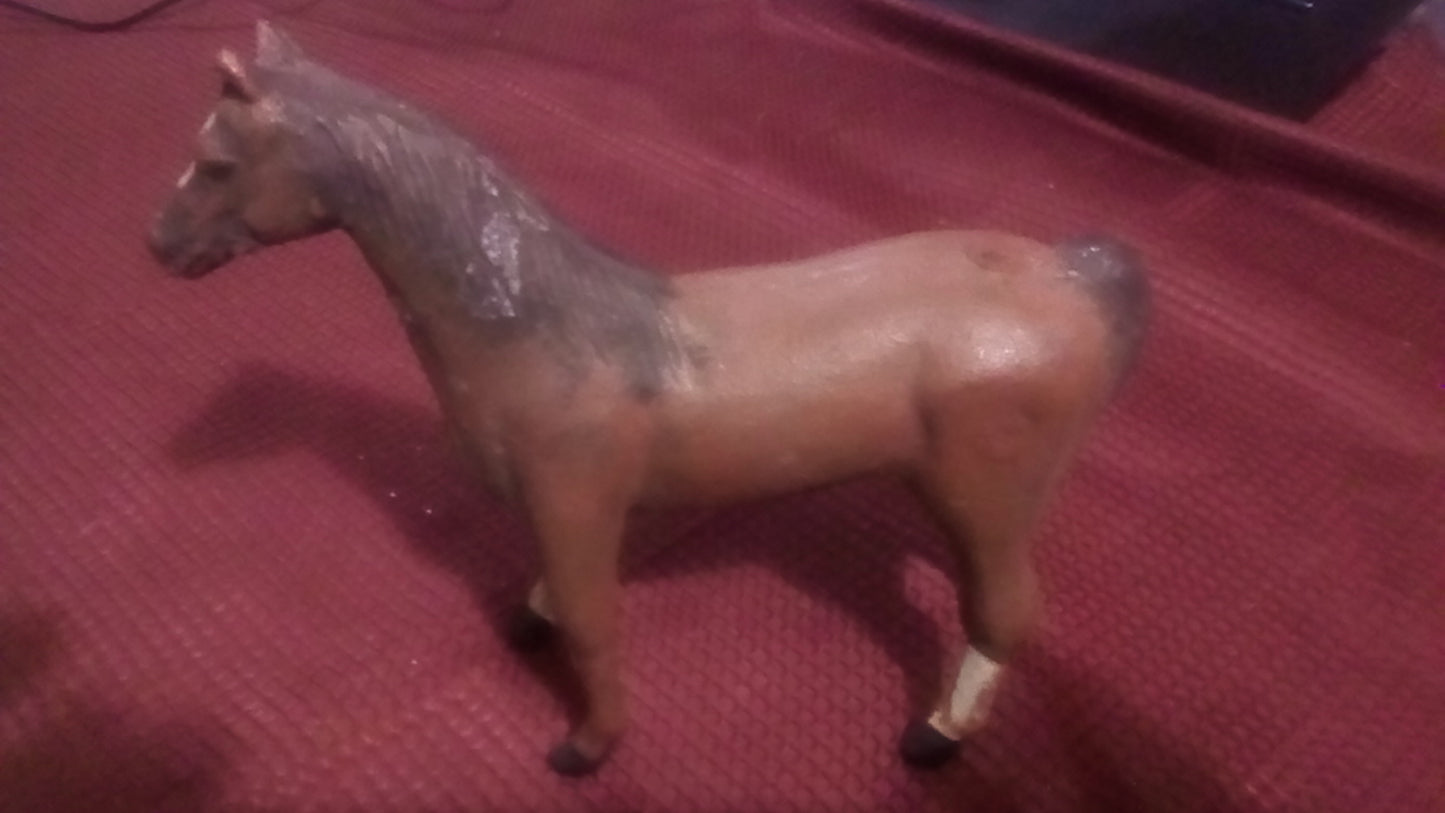 Antique American Cast Iron Horse Paperweight - Hubley/Kenton Style - Early 20th Century Farm Animal