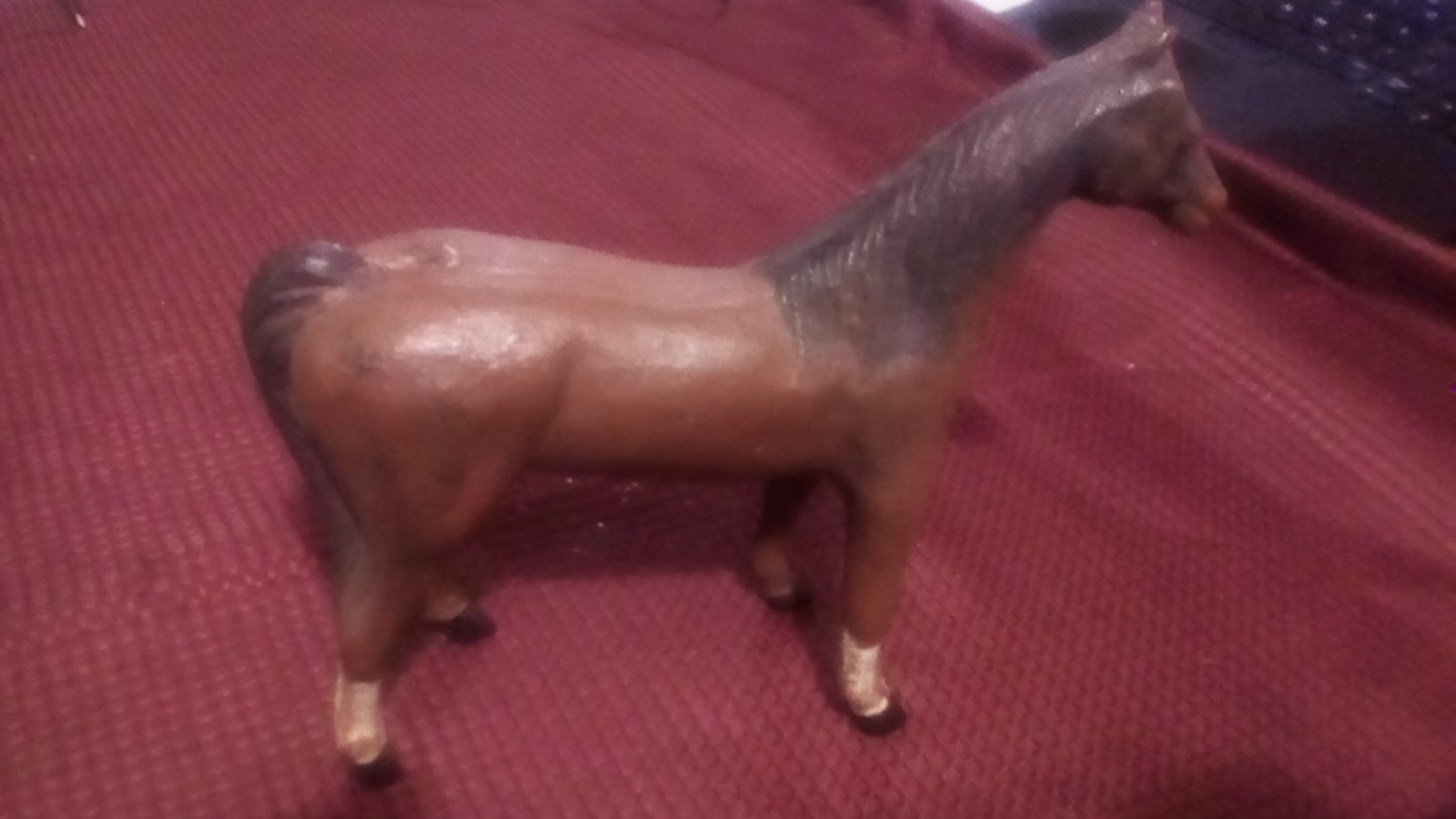 Antique American Cast Iron Horse Paperweight - Hubley/Kenton Style - Early 20th Century Farm Animal