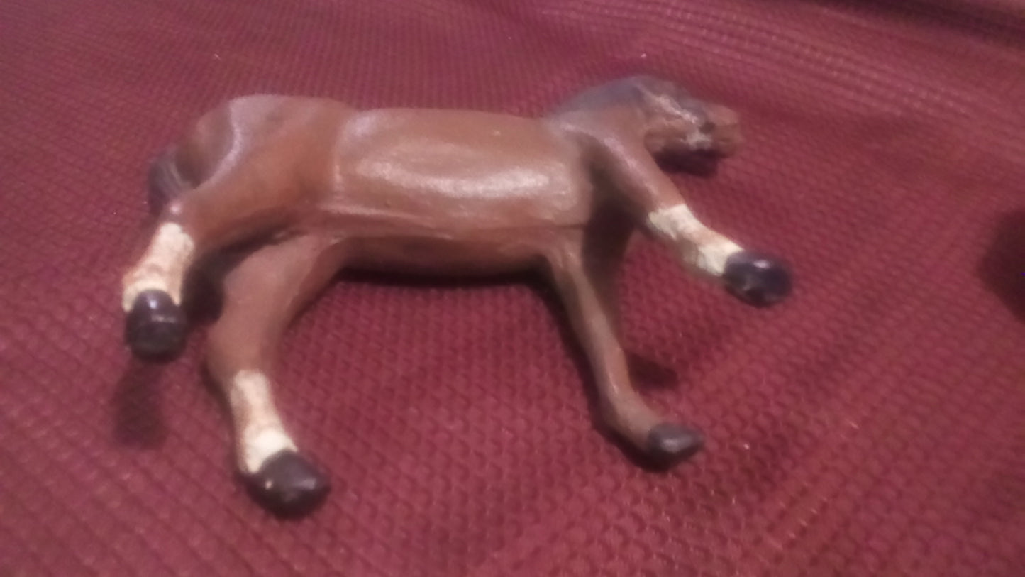 Antique American Cast Iron Horse Paperweight - Hubley/Kenton Style - Early 20th Century Farm Animal