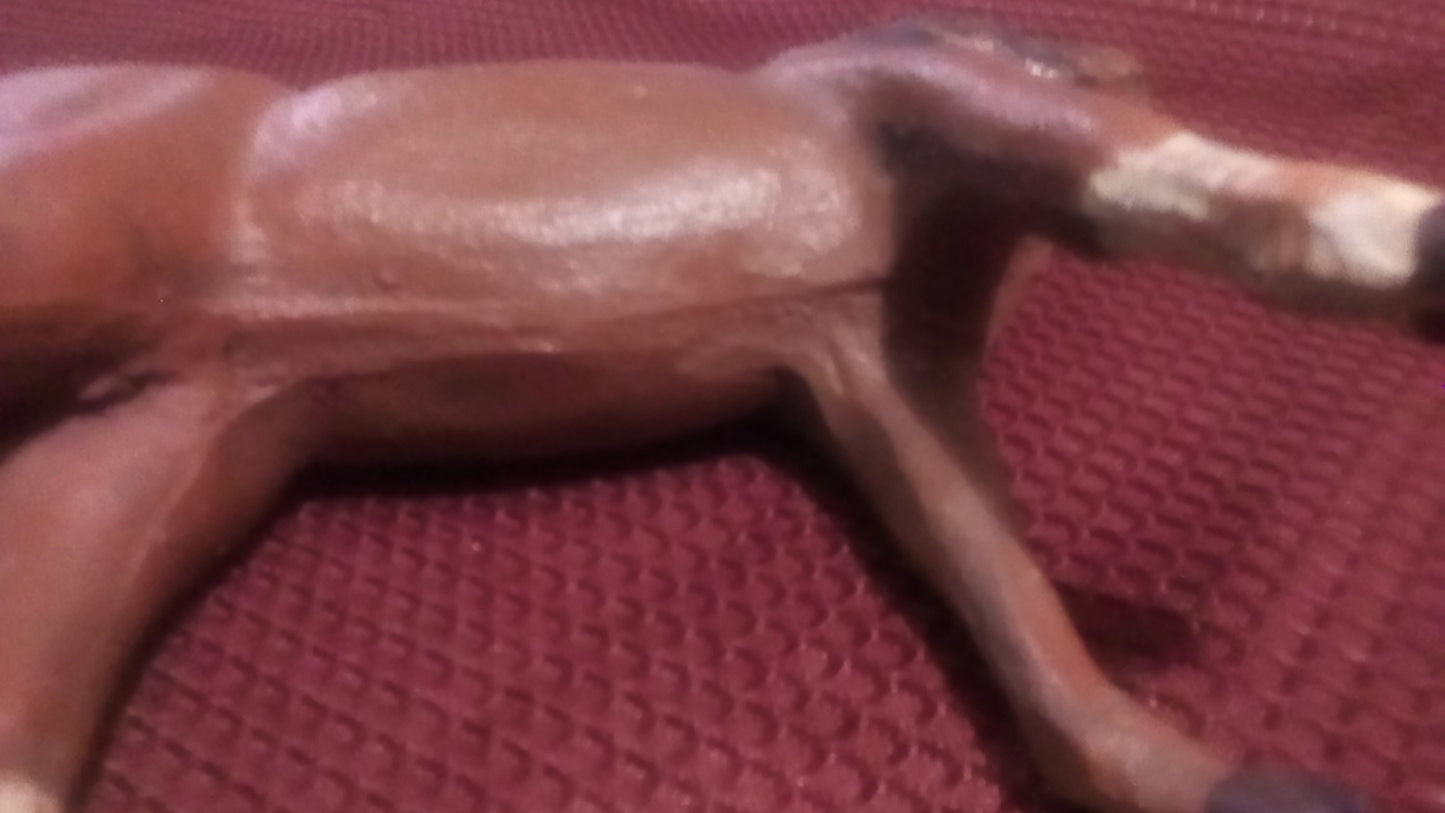 Antique American Cast Iron Horse Paperweight - Hubley/Kenton Style - Early 20th Century Farm Animal