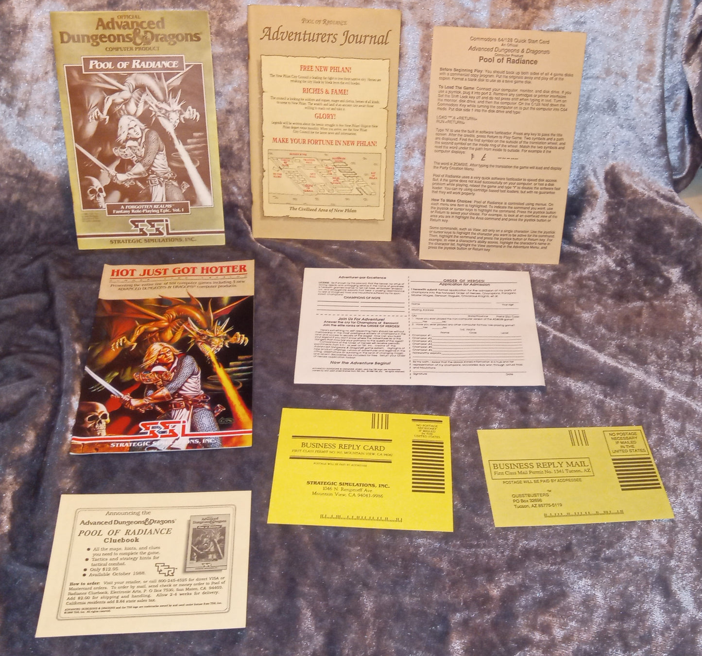 Commodore 64/128 – Curse of the Azure Bonds (SSI AD&D, 1989) – Complete Box Set