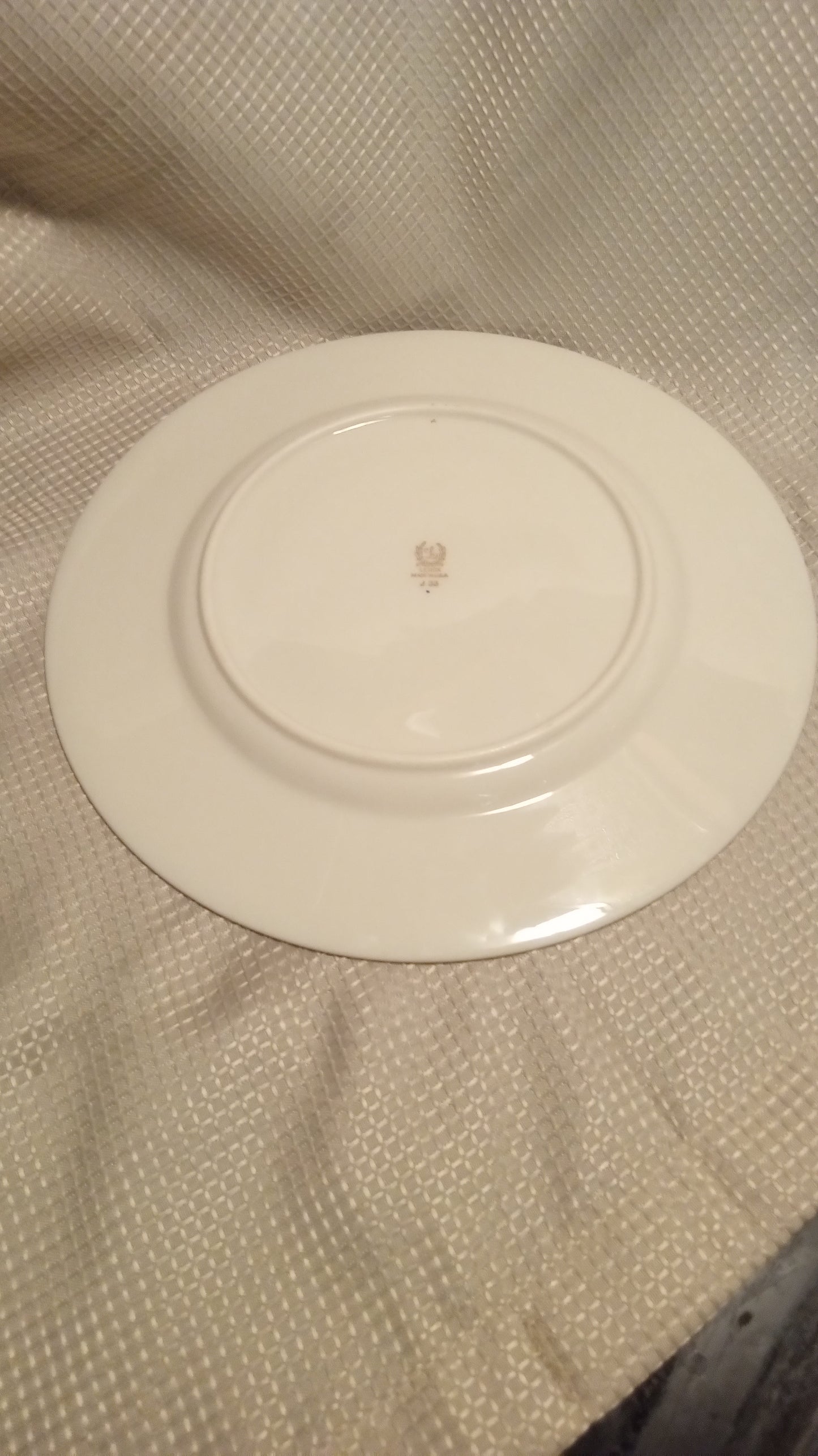 Mint! Lenox Tuxedo Dinner Plate J33 Real Gold Band - Vintage U.S.A.
