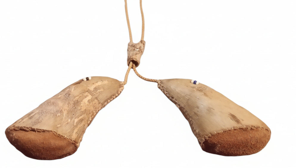 Vintage Indigenous Style Fetish Necklace | Real Fur/Hide Paw Amulet | Ceremonial Tribal Jewelry