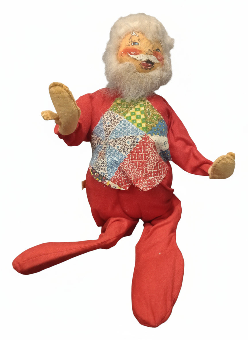 Nice Lot of 3 Annalee Santa and Mrs. Claus figures pair plus bonus Qty.3 dolls!!