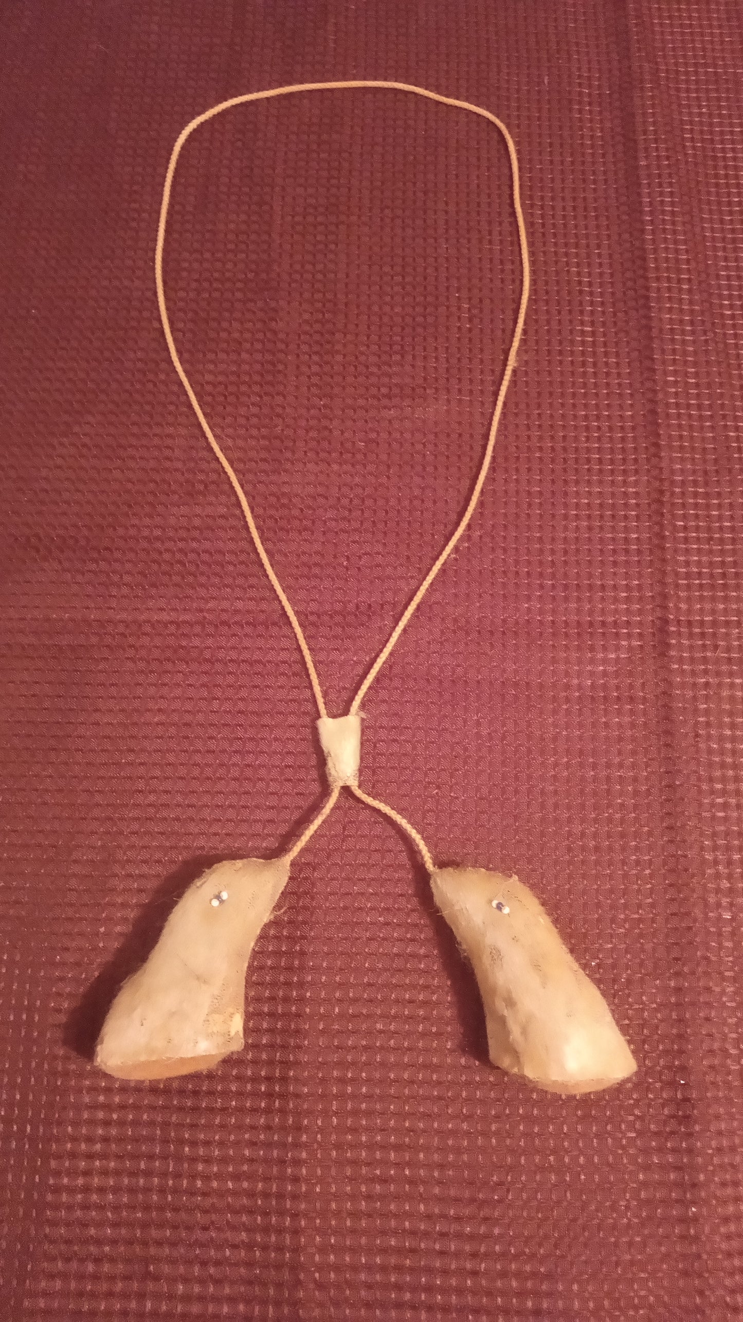 Vintage Indigenous Style Fetish Necklace | Real Fur/Hide Paw Amulet | Ceremonial Tribal Jewelry