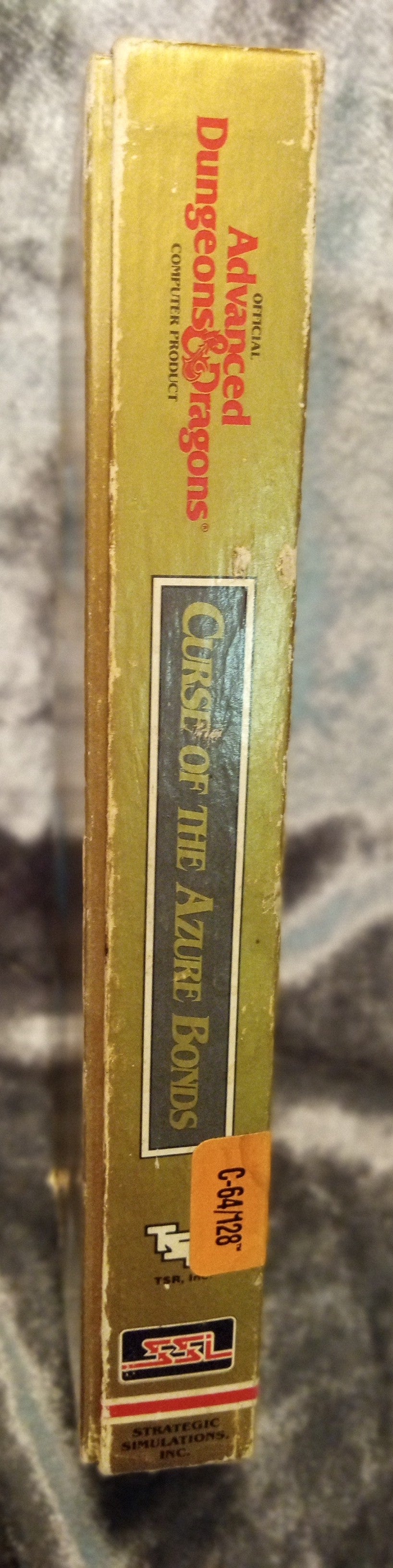 Commodore 64/128 – Curse of the Azure Bonds (SSI AD&D, 1989) – Complete Box Set