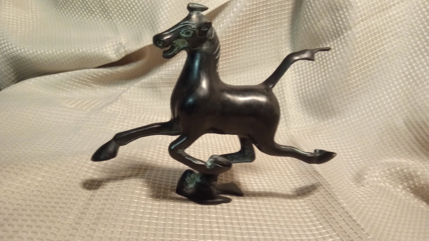 SOLID BRONZE Flying Horse of Gansu Statue | Han Dynasty Style Equestrian Art