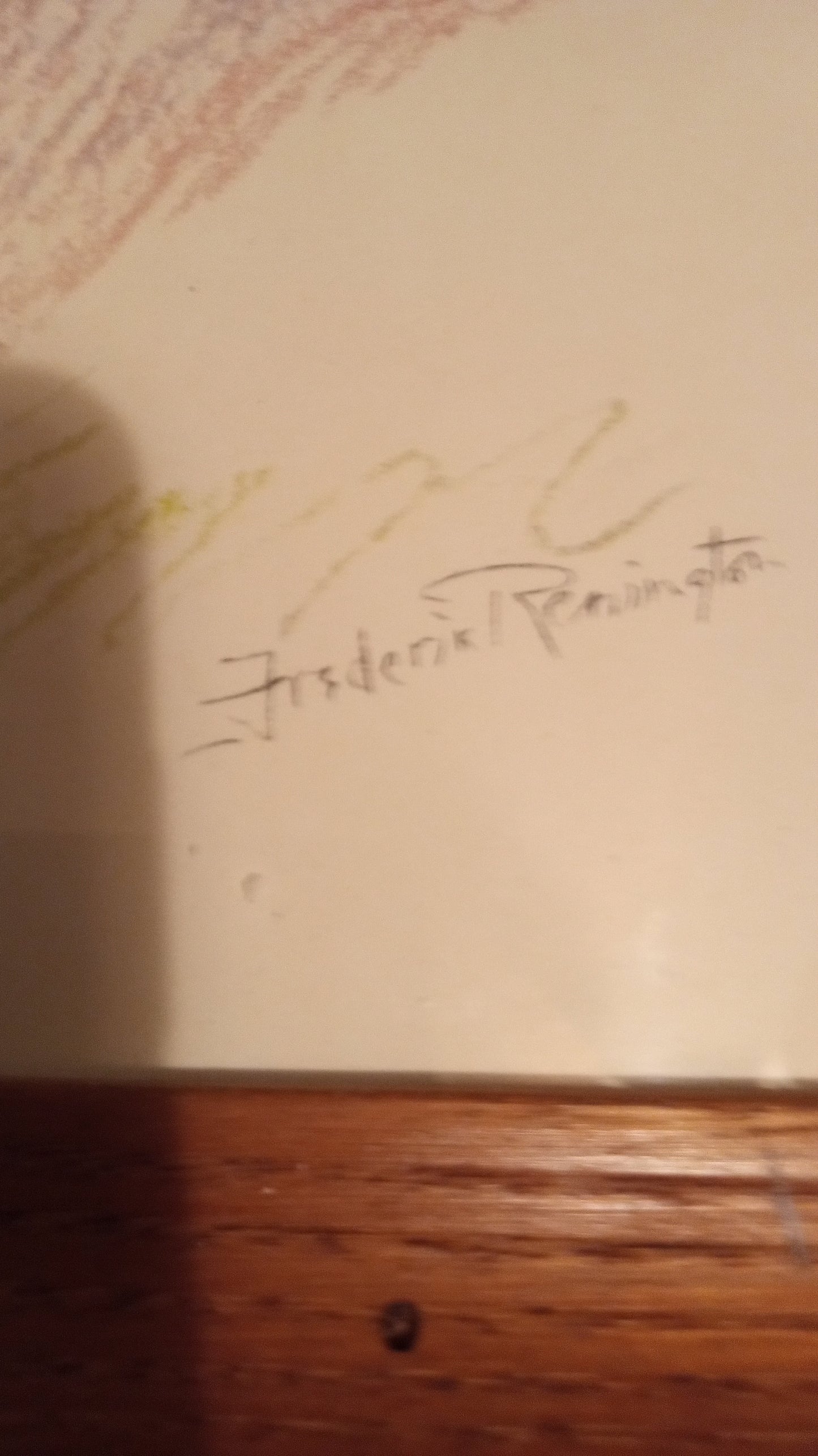 Complete Set of 3 FREDERIC REMINGTON Prints: A Sioux Chief, Arizona Cowboy, Old Ramon | Framed, Glass, Perfect Condition