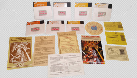 Commodore 64/128 – Curse of the Azure Bonds (SSI AD&D, 1989) – Complete Box Set