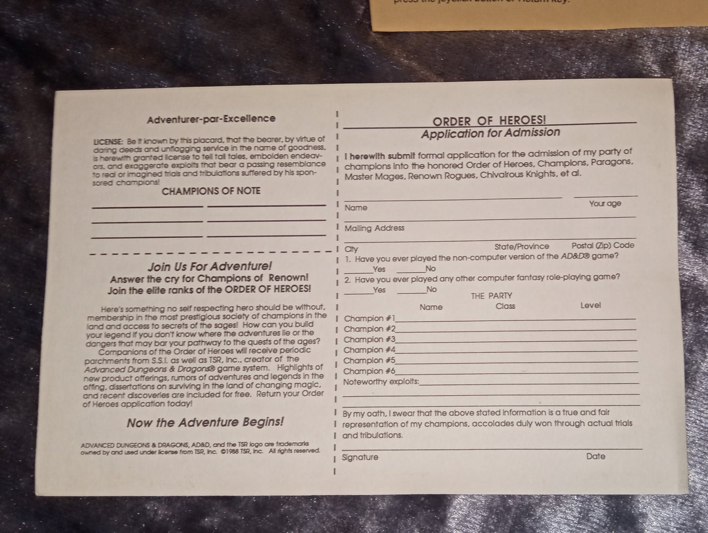 Commodore 64/128 – Curse of the Azure Bonds (SSI AD&D, 1989) – Complete Box Set