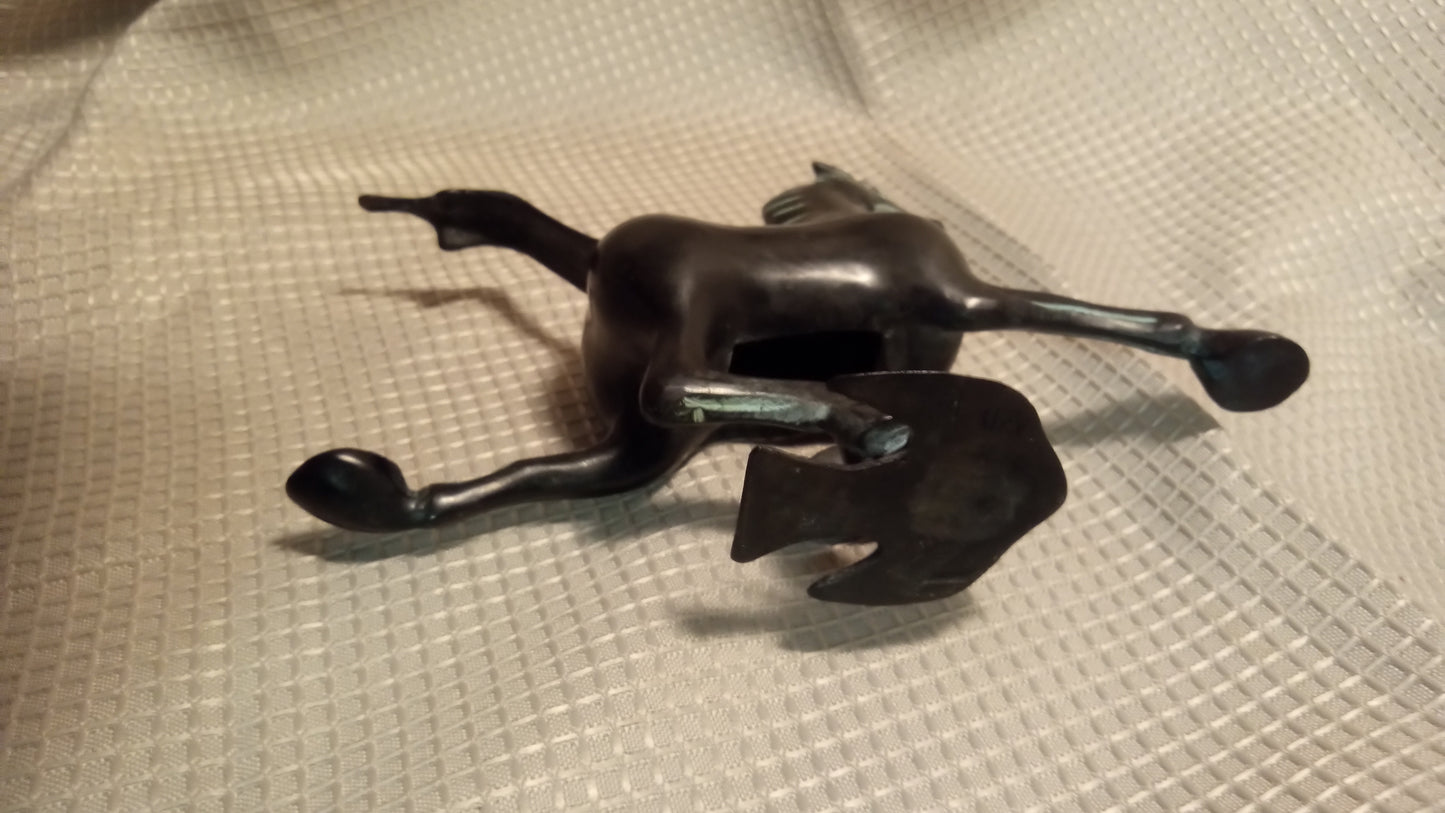 SOLID BRONZE Flying Horse of Gansu Statue | Han Dynasty Style Equestrian Art