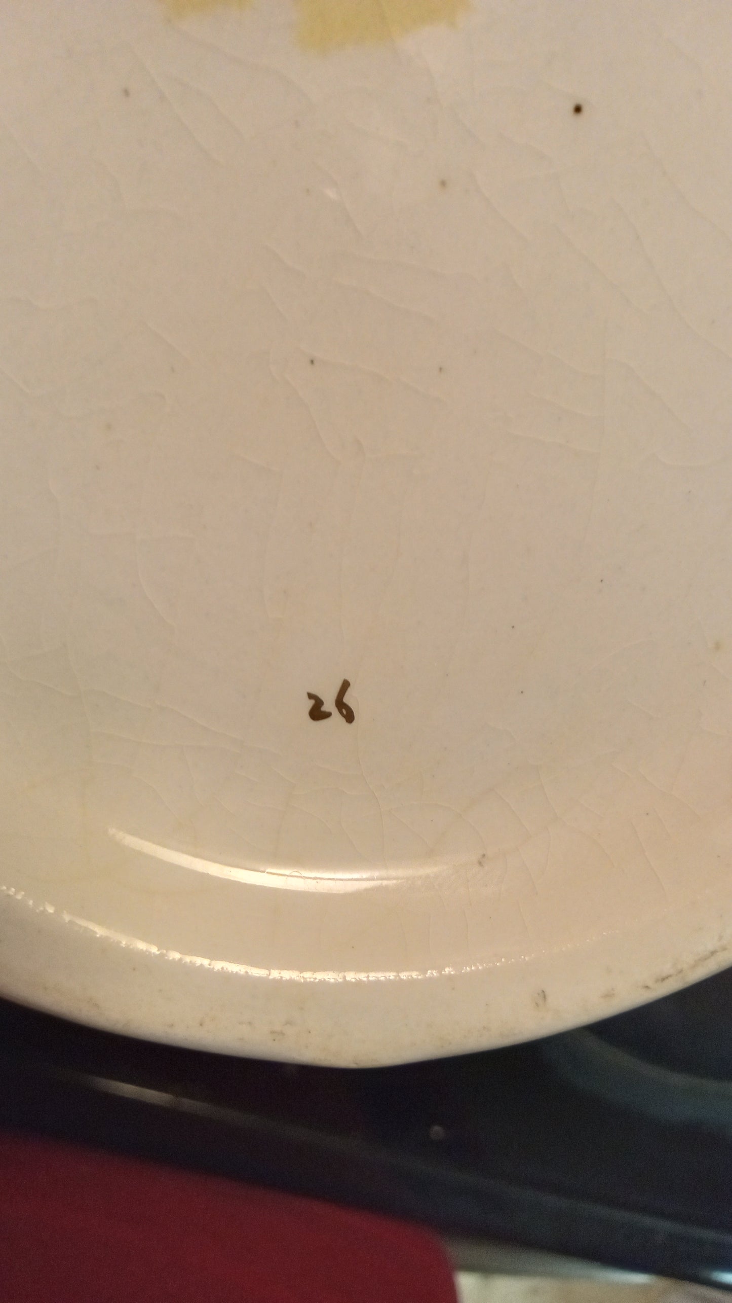 Early 1900's Embossed Floral Wash Pitcher – White with Gold & Yellow Accents – Victorian Ironstone Style