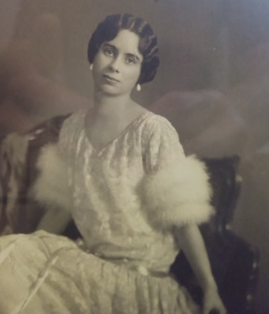 1920s Flapper Portrait Print - Philadelphia Studio Photo