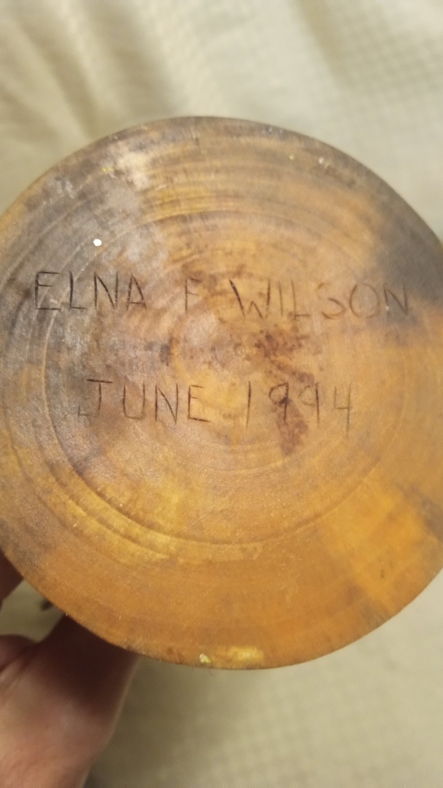 SIGNED Elna F. Wilson Kachina Doll - AUTHENTIC Native American Pueblo Art - 1994