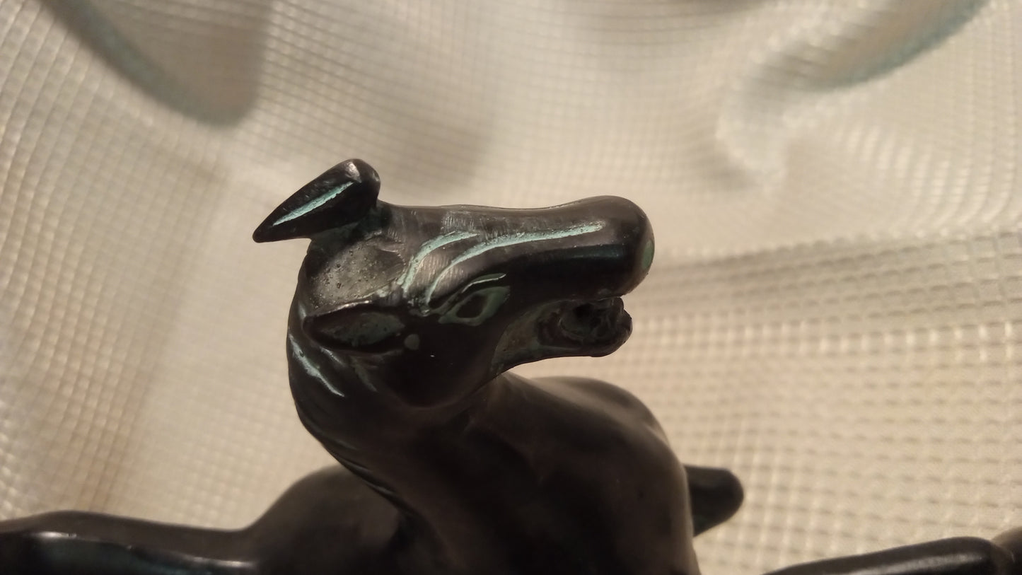 SOLID BRONZE Flying Horse of Gansu Statue | Han Dynasty Style Equestrian Art