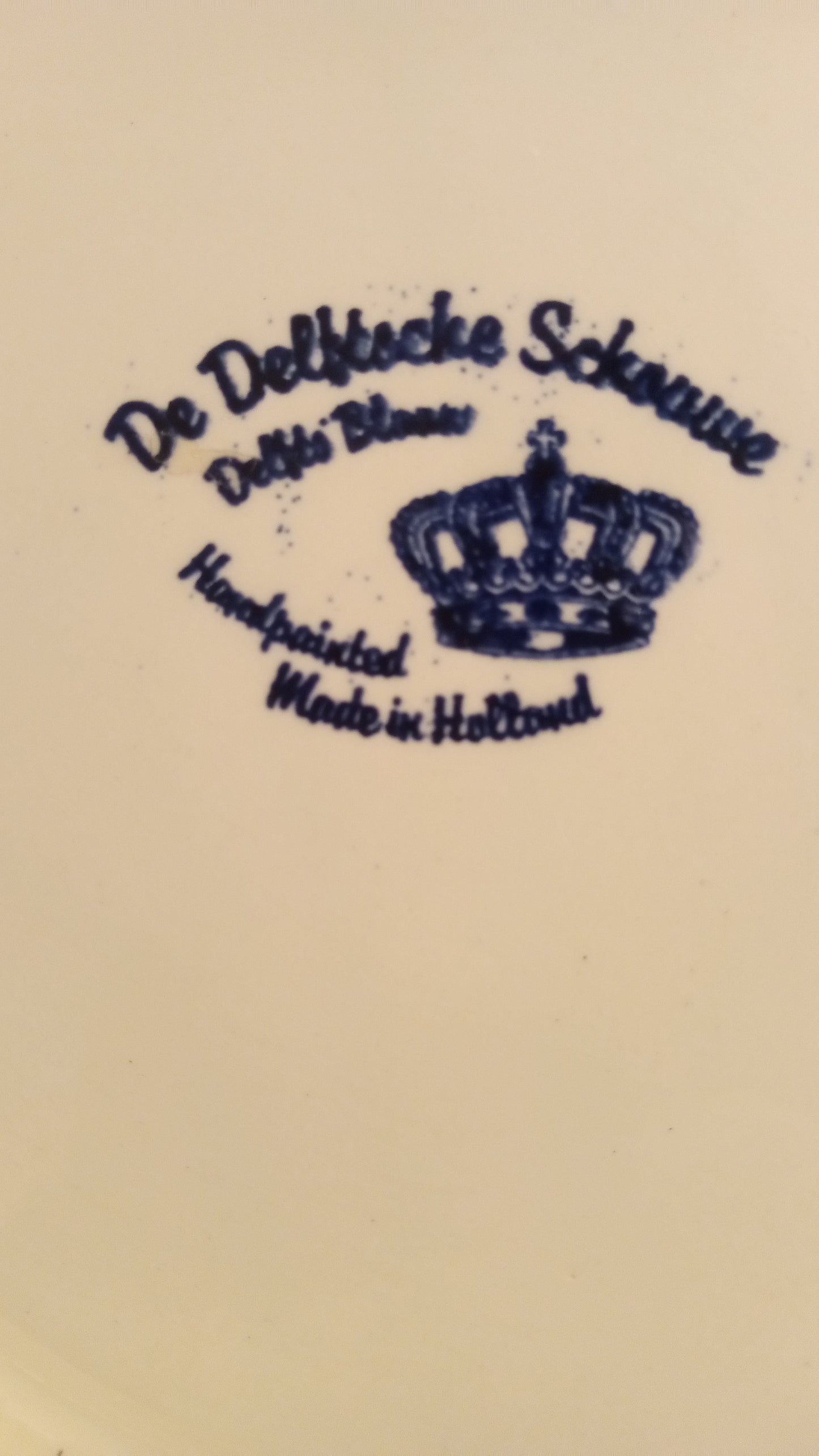 Delft Blauw Plate De Delftsche Schouwe | Handgeschilderd Sleigh