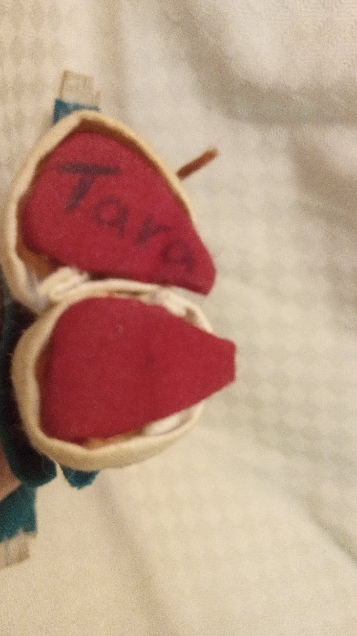 Signed TARA Vintage Native American Papoose Carrier Doll | Handmade Folk Art Figure (8")