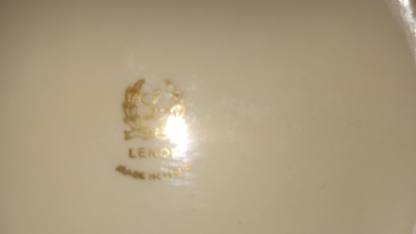 Monumental Lenox Ivory China 24K Gold 12+" Vase | Mint Perfect USA Acanthus Leaf Urn