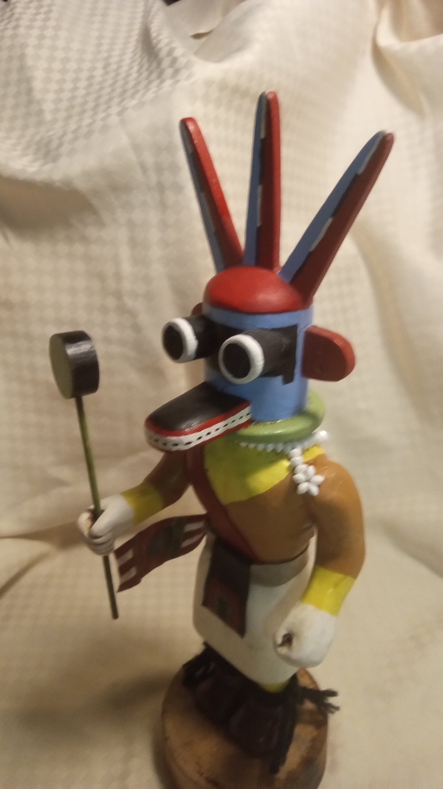 SIGNED Elna F. Wilson Kachina Doll - AUTHENTIC Native American Pueblo Art - 1994