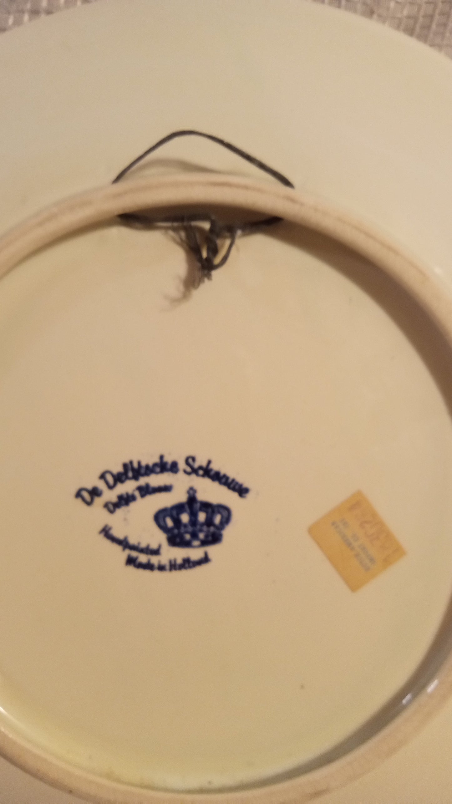 Delft Blauw Plate De Delftsche Schouwe | Handgeschilderd Sleigh