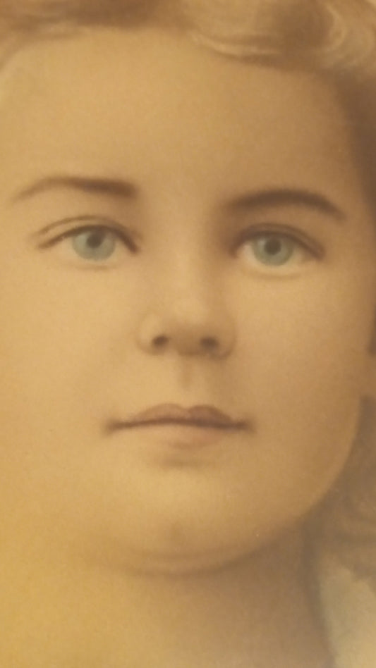 1897 Victorian Portraits Grace & Alice Sweeney | Hand-Colored 13.5x16.5