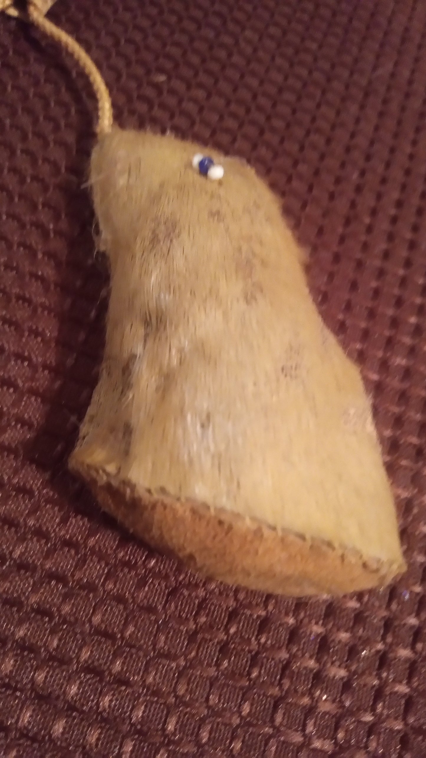 Vintage Indigenous Style Fetish Necklace | Real Fur/Hide Paw Amulet | Ceremonial Tribal Jewelry