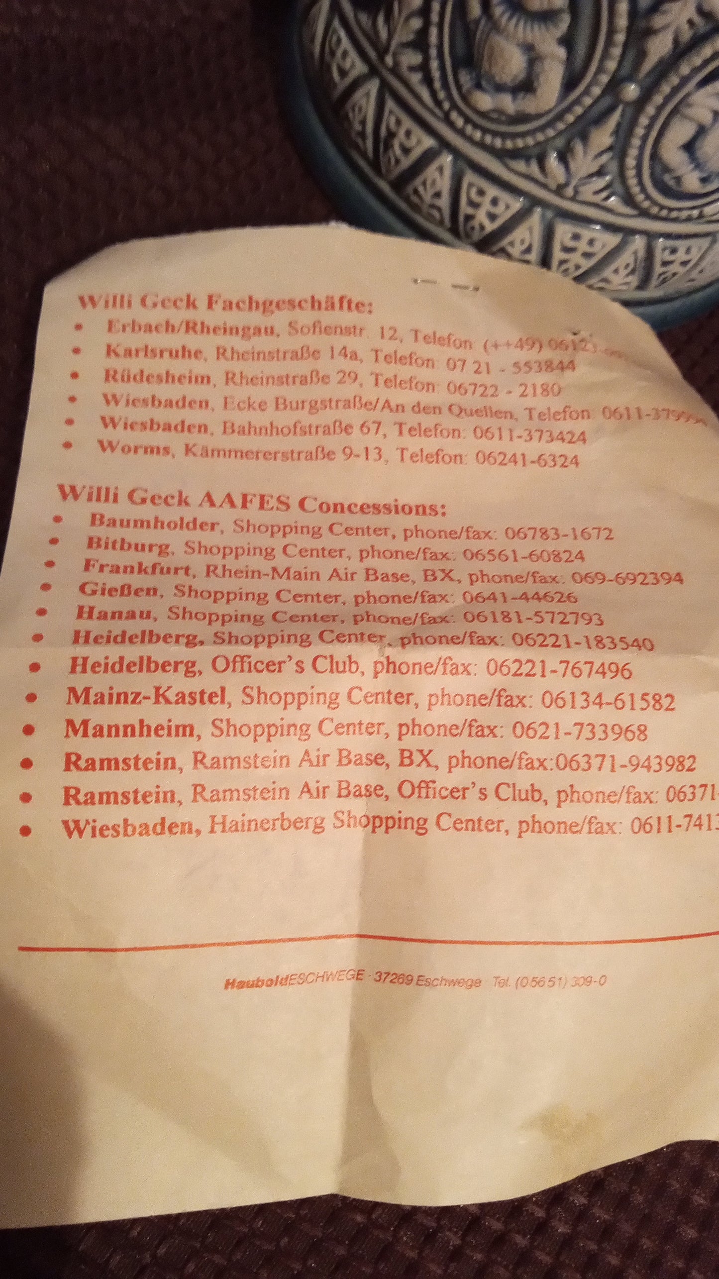 MINT GERZ German Beer Stein | Pewter Crown Lid, Cobalt Blue Stoneware | 1999 W. Geck Receipt Included