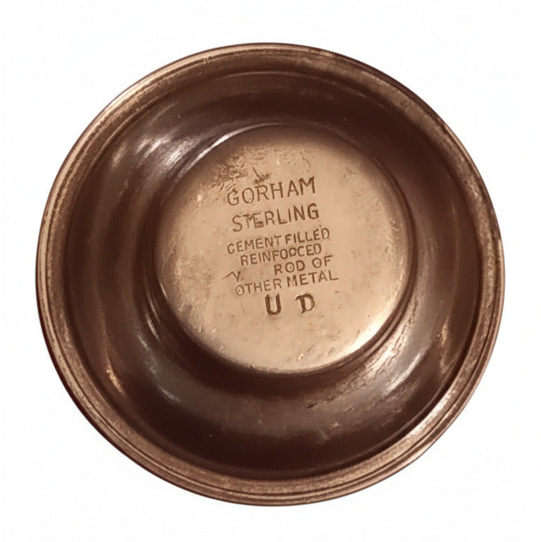 Gorham Sterling Silver Convertible Candelabra Set: 12" Wide Span | 1 Base & 2 Candelabra Arms (3 Pieces Total)