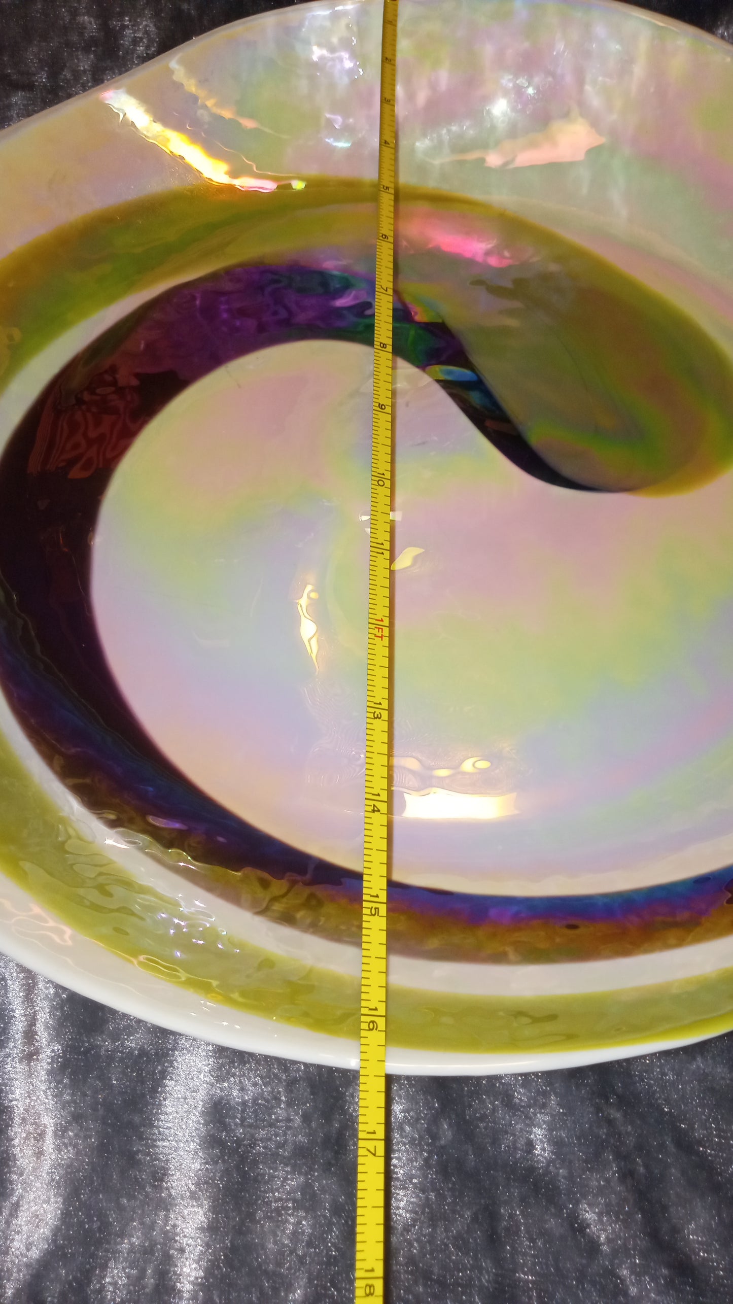 CRATE & BARREL FOSSILI SEASHELL MURANO CENTERPIECE