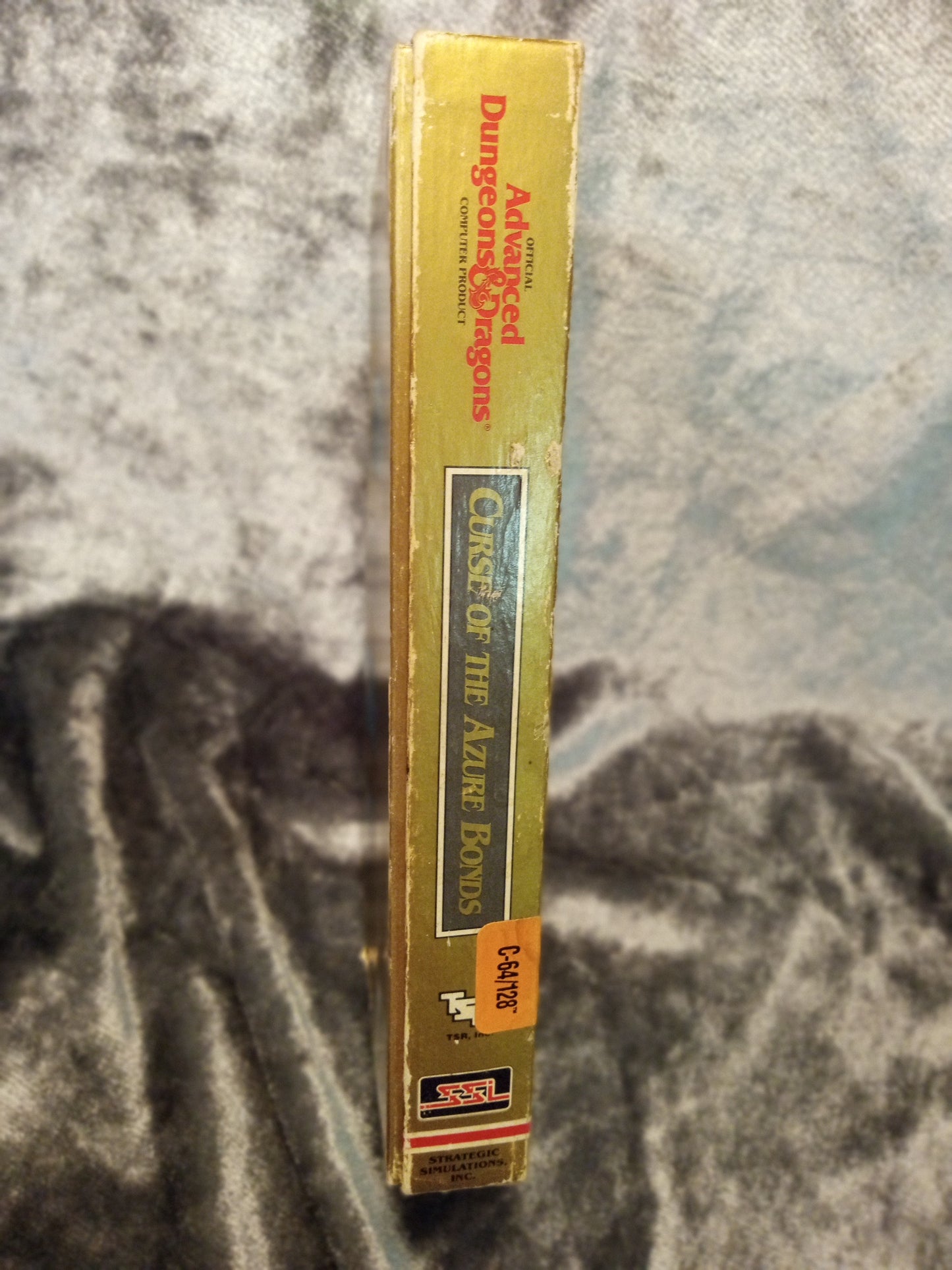 Commodore 64/128 – Curse of the Azure Bonds (SSI AD&D, 1989) – Complete Box Set