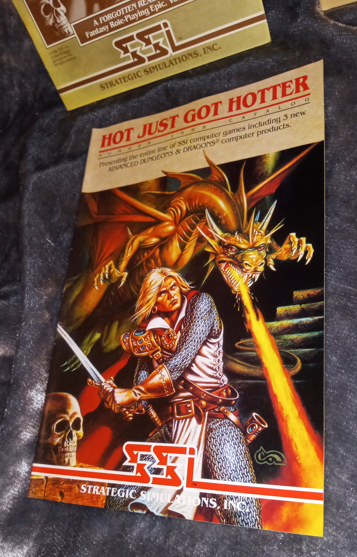 Commodore 64/128 – Curse of the Azure Bonds (SSI AD&D, 1989) – Complete Box Set