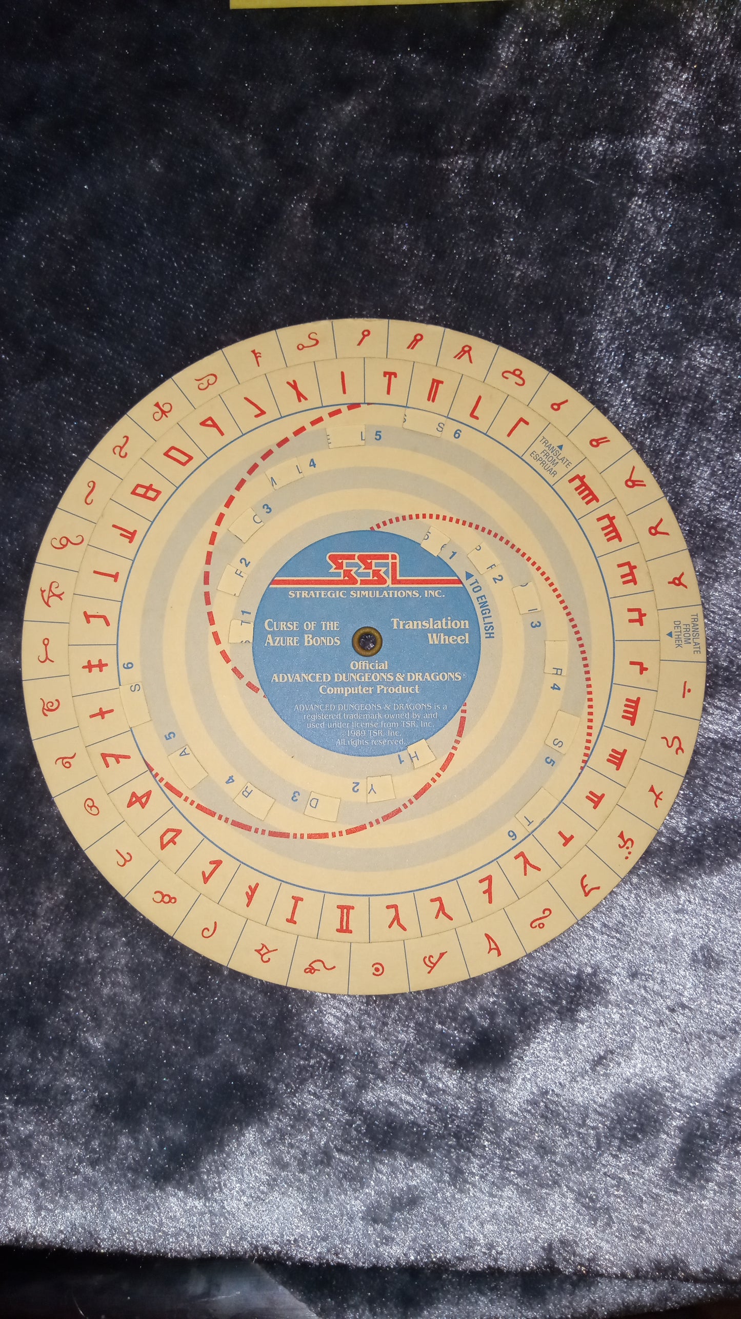 Commodore 64/128 – Curse of the Azure Bonds (SSI AD&D, 1989) – Complete Box Set