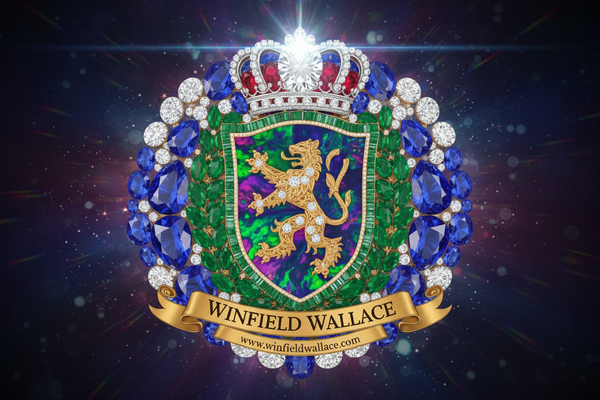 Winfield Wallace Intricate Scroll Banner Masterpiece